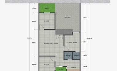 Rumah Baru Klasik Modern One Gate Sistem Barat RSA UGM