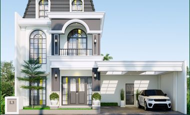 Rumah Mewah Gaya American Classic, Gamping sleman  Dekat Kampus Umy