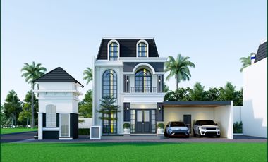 Rumah Mewah Gaya American Classic, Gamping sleman  Dekat Kampus Umy