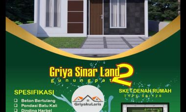 Rumah murah gunungpati view cantik jln mayaran sadeng