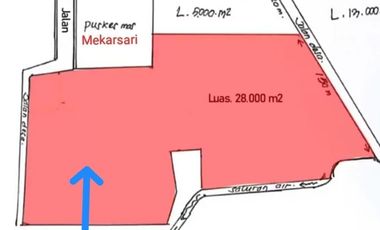 Dijual Lahan Cocok Komersial dan Industri di Jalan Raya Citeras