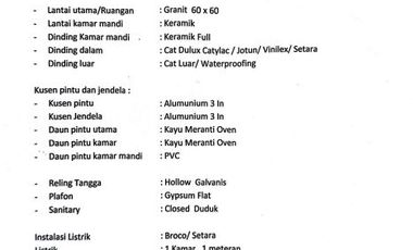 Rumah Cluster 2 Lantai Konsep Indent Full Custom di Kalisari Cijantung