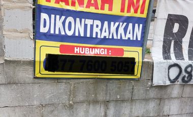 Tanah disewakan di Cipedak, Jagakarsa, Jakarta Selatan, Daerah Khusus ibukota Jakarta