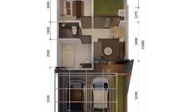 Rumah murah Gedangan Sidoarjo Tanpa DP Tanpa Biaya Java Residence 5