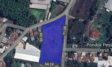 Dijual Tanah 1,3 Ha Zona Industri Rangkasbitung Lebak Banten