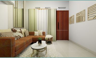 Rumah Dijual Sleman Nuansa Villa One Gate System Dekat Pasar Gamping