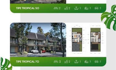 rumah / villa 2 lantai strategis murah dekat tempat wisata lembang