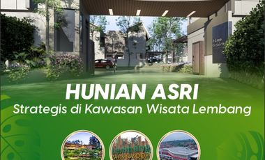 rumah / villa 2 lantai strategis murah dekat tempat wisata lembang