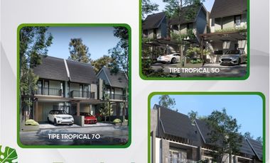 rumah / villa 2 lantai strategis murah dekat tempat wisata lembang