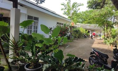 Jual tanah bonus bangunan layak huni dekat jalan damai