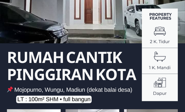 Dijual RUMAH BARU di Dekat Kecamatan Wungu, Mojopurno Madiun