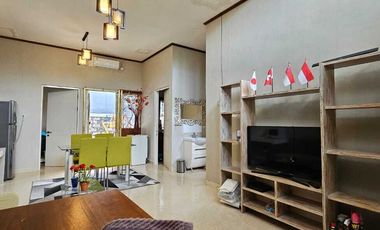 DIJUAL RUMAH SIAP HUNI, ADA PERABOT DALAM CLUSTER DI TANJUNG BUNGA