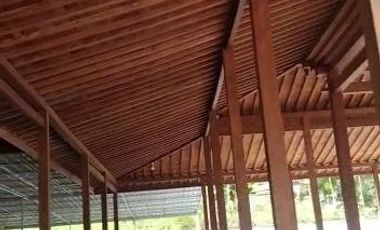 Pendopo Joglo Full Kayu Jati Super dengan Tanah Luas 3500 meter