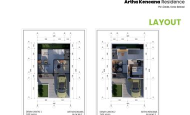 Hunian 2 Lantai Modern Minimalis di Pondok Gede Kota Bekasi