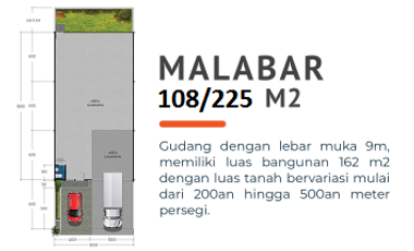 Parahyangan Eco Business Park - Gudang Tipe Malabar 108/225 m2