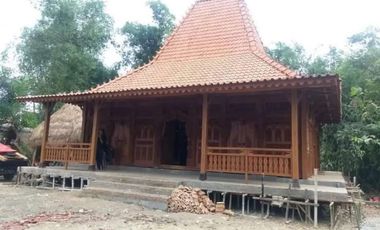 Rumah Joglo Dinding Gebyok Ukir dan Rumah Limasan Kayu Jati