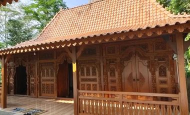 Rumah Joglo Dinding Gebyok Ukir dan Rumah Limasan Kayu Jati