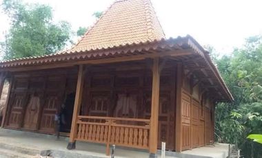 Rumah Joglo Dinding Gebyok Ukir dan Rumah Limasan Kayu Jati