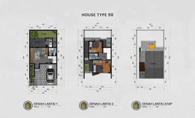 Rumah murah 2 Lt di cigugur girang ciwaruga dekat Polban dan Gerlong