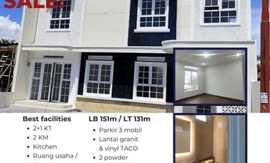 Rumah elegant 2 lantai bisa untuk hunian + usaha di soreang bandung