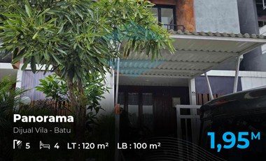 Dijual Cepat Villa 2lt Batu Panorama