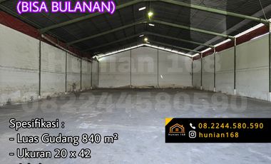 SEWA Gudang Pergudangan Raya Mutiara Tambak Langon Indah Bulanan Surab