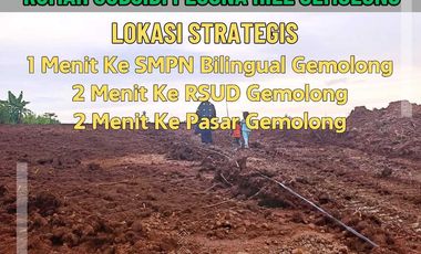 Rumah Subsidi Di Tengah Kota Gemolong Dekat Calon Pasar Baru