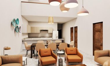 Casa en Venta en Tulum de 3 Habitaciones con Alberca Privada y Cancha de Padel