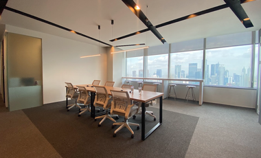 Fully Furnished Office for 6 Pax at DBS Bank Tower Near Lotte Mall
