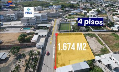 Terreno comercial en venta - Los Gavilanes - Sur de Manta