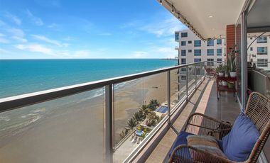 Departamento en venta frente al mar,Edificio Ibiza en Manta