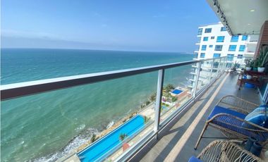 Departamento en venta frente al mar,Edificio Ibiza en Manta
