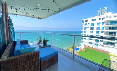 Departamento en venta frente al mar,Edificio Ibiza en Manta