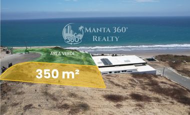 TERRENO FRENTE AL MAR EN VENTA, PLAYA ALTA, MANTA