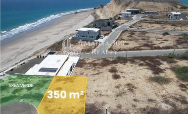 TERRENO FRENTE AL MAR EN VENTA, PLAYA ALTA, MANTA