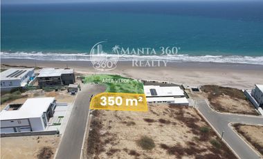 TERRENO FRENTE AL MAR EN VENTA, PLAYA ALTA, MANTA