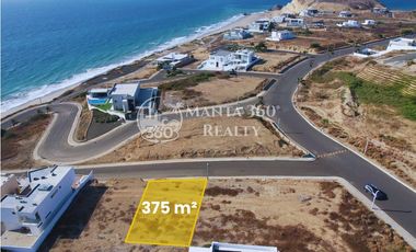 TERRENO VISTA AL MAR EN PLAYA ALTA, MANTA