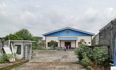 Gudang luas jl raya akses container dekat exit tol dijual cepat BU