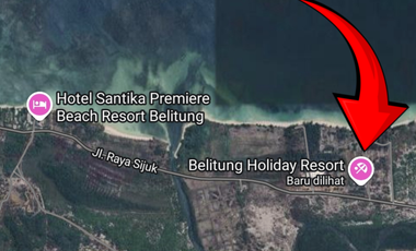 Resort Belitung Holiday Resort  Belitung Sebelah hotel Santika  7.6ha