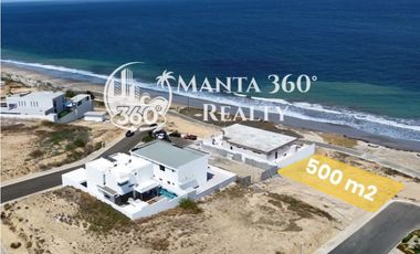 Terreno frente al mar en venta, Playa Alta, Manta