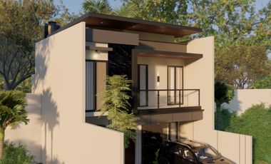 Rumah 2 Lantai di Barat Tugu Jogja Tepi Jalan Aspal