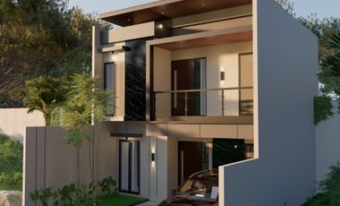 Rumah 2 Lantai di Barat Tugu Jogja Tepi Jalan Aspal