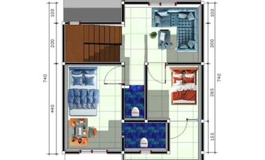 Rumah Murah 2 Lantai Dalam Cluster Barat RSA UGM Dekat Jogja City Mall