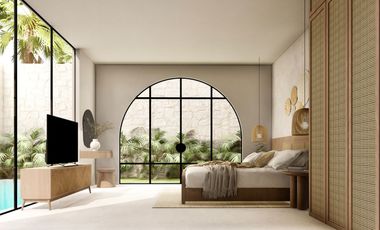 VILLA 3BR MEDITERENIAN ONE GATE SEMI FURNISHED DEKAT PANTAI BALANGAN