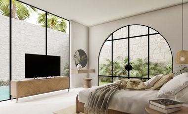 VILLA 3BR MEDITERENIAN ONE GATE SEMI FURNISHED DEKAT PANTAI BALANGAN