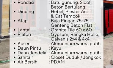 Rumah Baru Siap Huni Cluster Bale Madaharsa Sedayu Yogyakarta