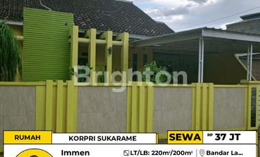 Rumah Disewakan Di Korpri Sukarame Bandar Lampung