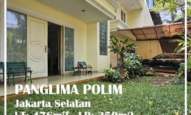 Rumah Hook di Panglima Polim Jaksel 2 Lantai Terawat Siap Huni -14754