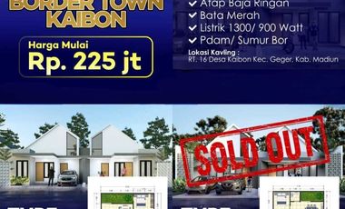 RUMAH SIAP BANGUN 285jt Dekat Jalan Nasional, Kaibon, Madiun
