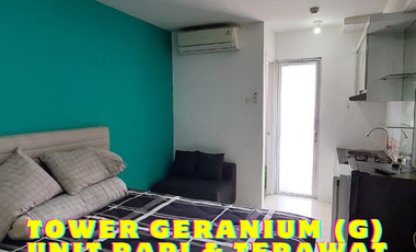SEWA MURAH BAYAR BULANAN STUDIO FURNISHED TOWER G BASSURA CITY CIT
